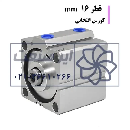 جک کامپکت پنوماتیک قطر 16 کورس 10تا 40